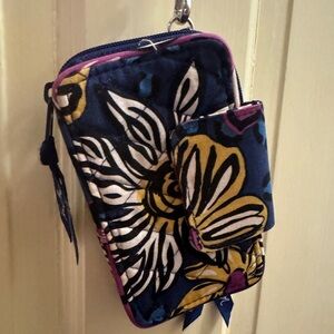 Vera Bradley Wallet with Wrist Strap in “African Violet” (RETIRED)